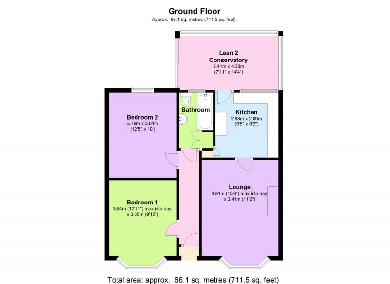2 bedroom Bungalow, Bennett Road‚ Ipswich‚ IP1 — photo 1